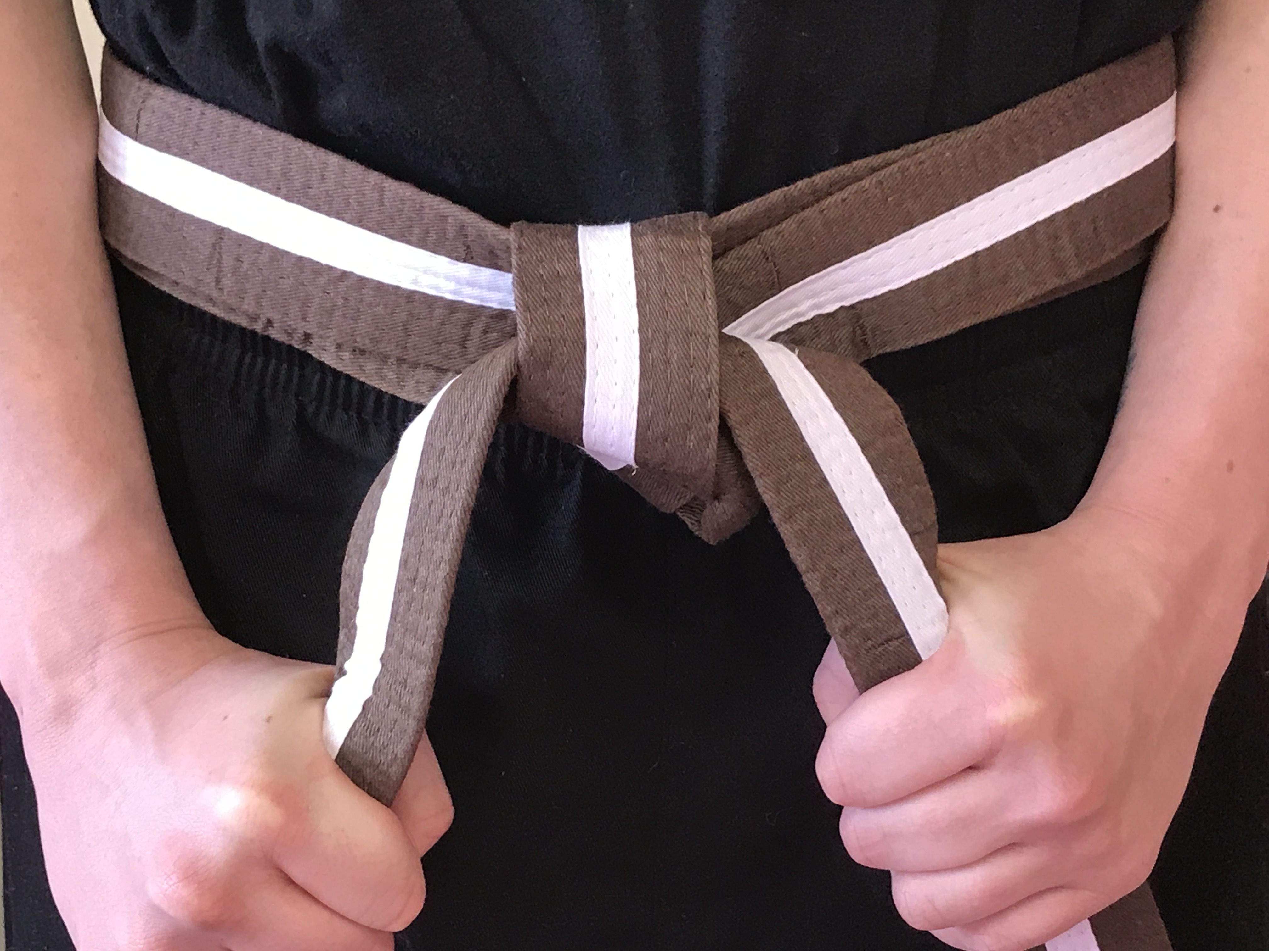 Brown Belt White Stripe Grading Genesis Martial Arts